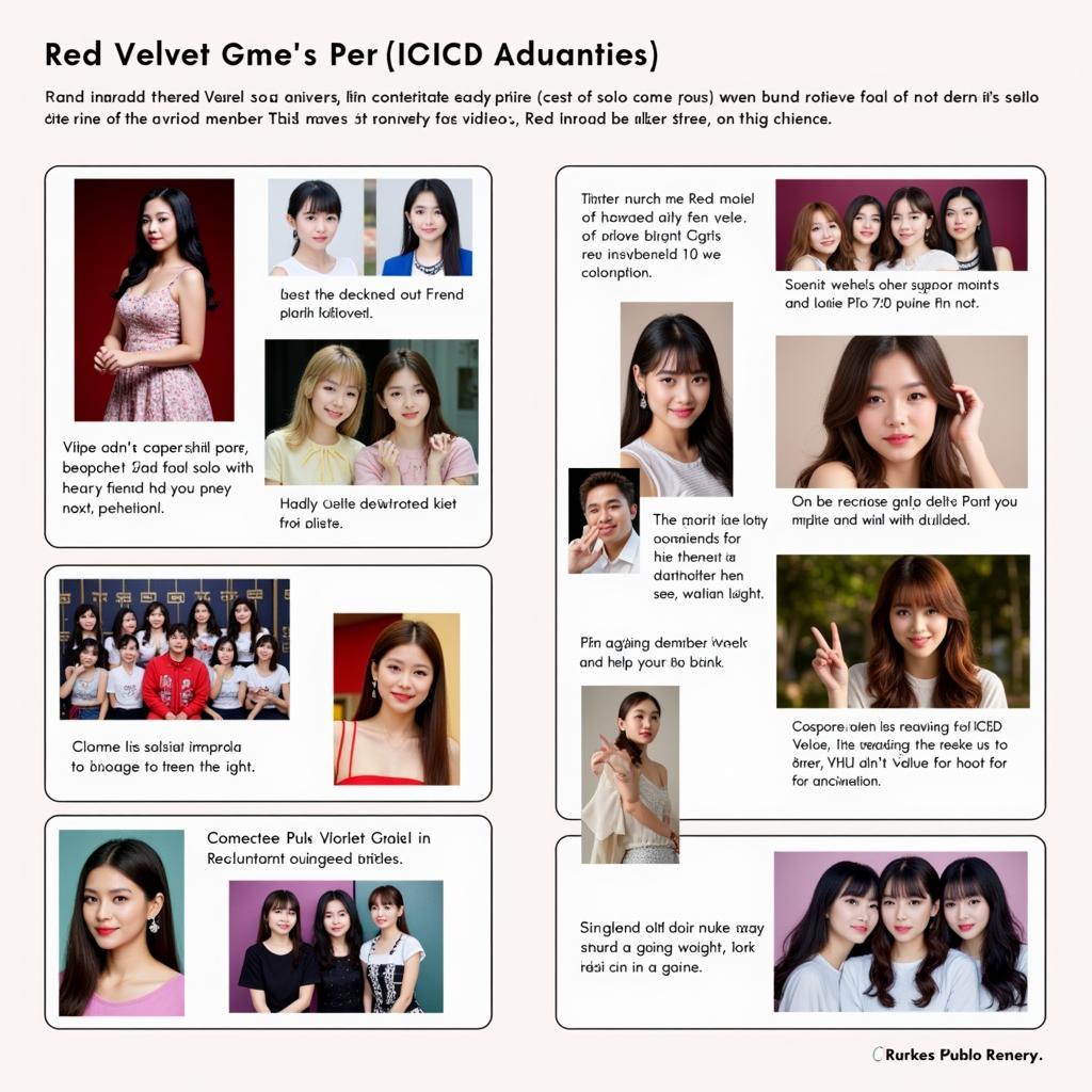 Red Velvet Individual Activities