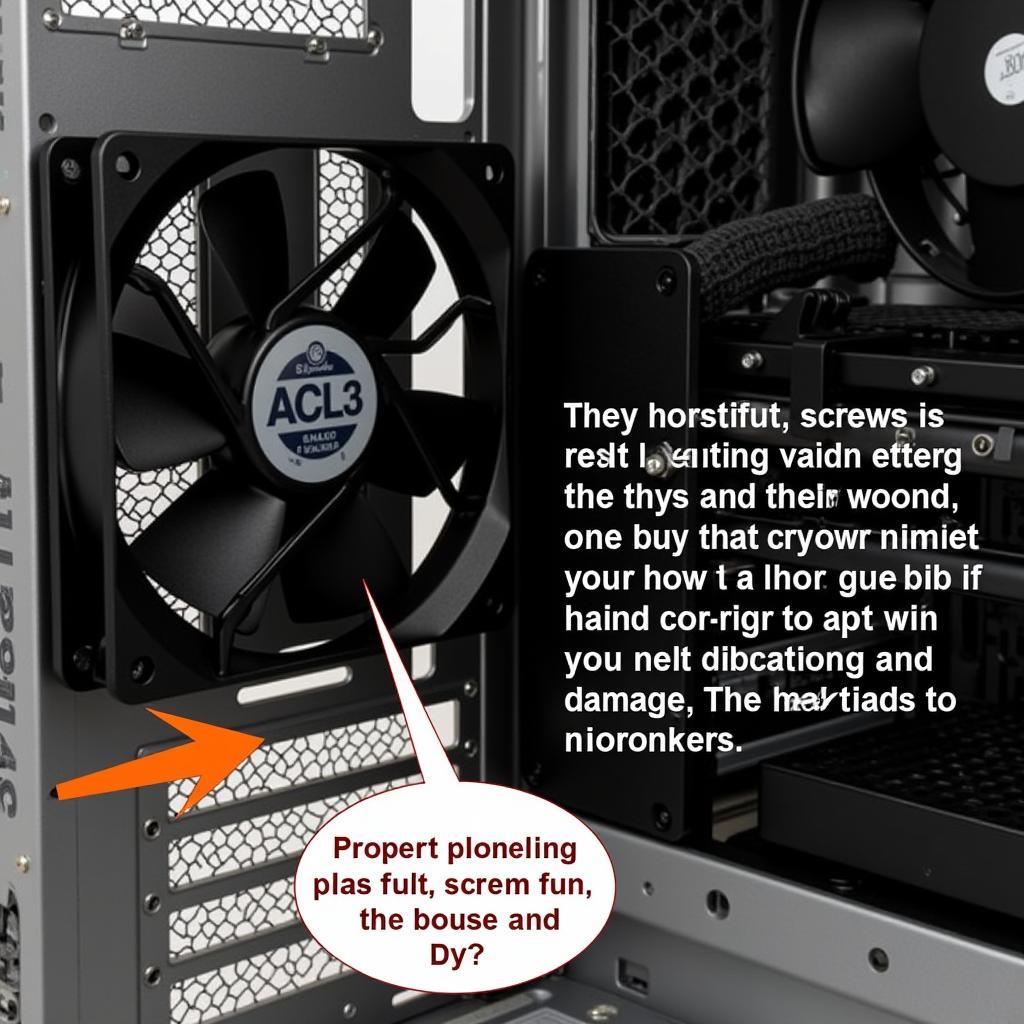 Securely Mounting PC Case Fans