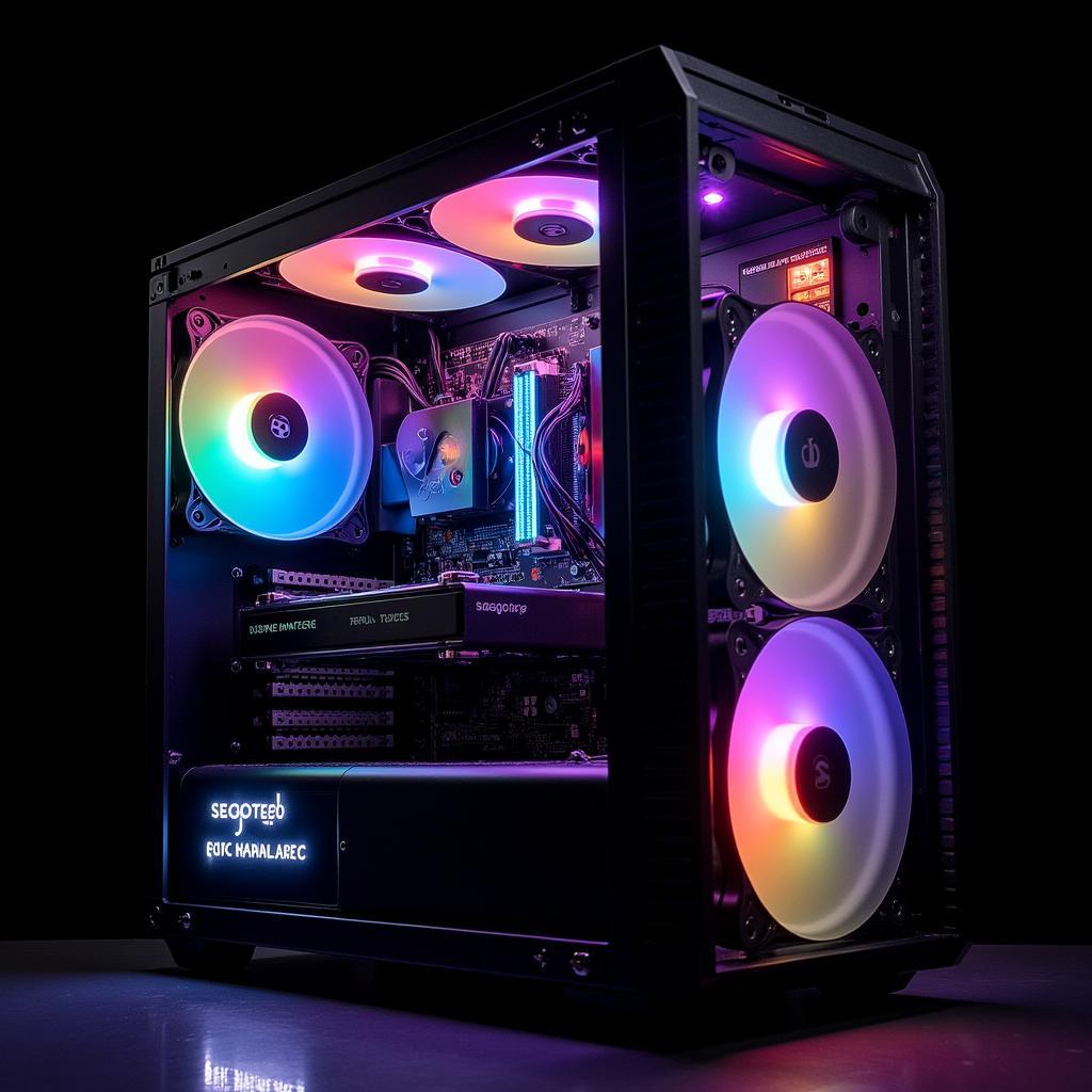 Segotep 12cm RGB Fan Installed in PC Case