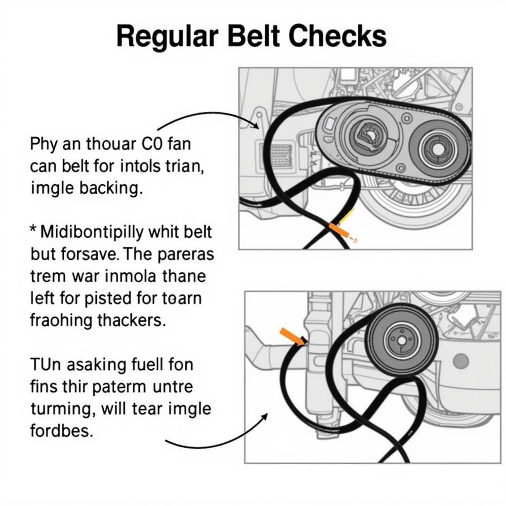 Inspecting the Fan Belt on a Suzuki Carry