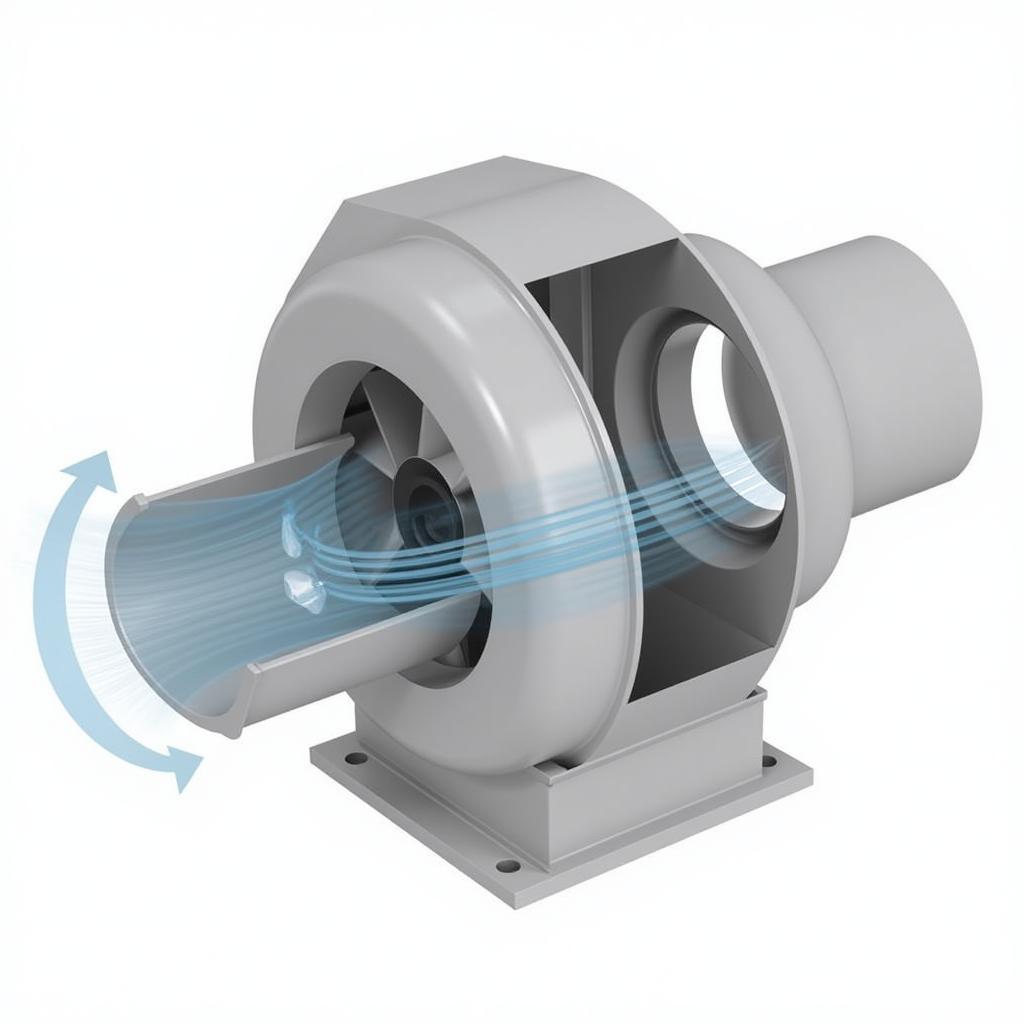 Internal Components of an SWSI Centrifugal Fan