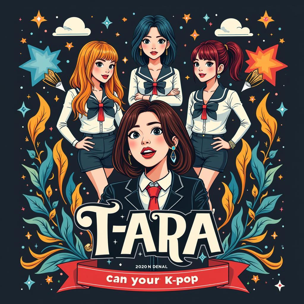 T-ara's Legacy in K-Pop: An image representing T-ara's impact and legacy within the K-Pop industry.