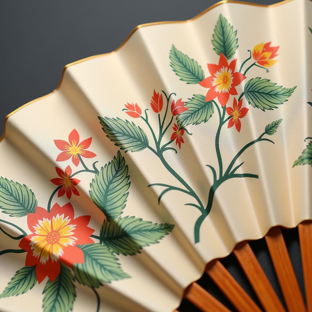 Traditional Two-Page Hand Fan