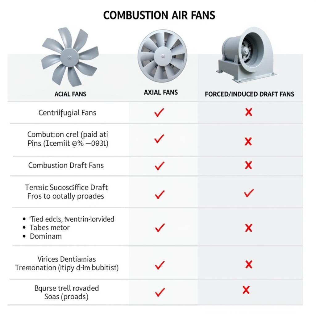 Different Types of Combustion Air Fans