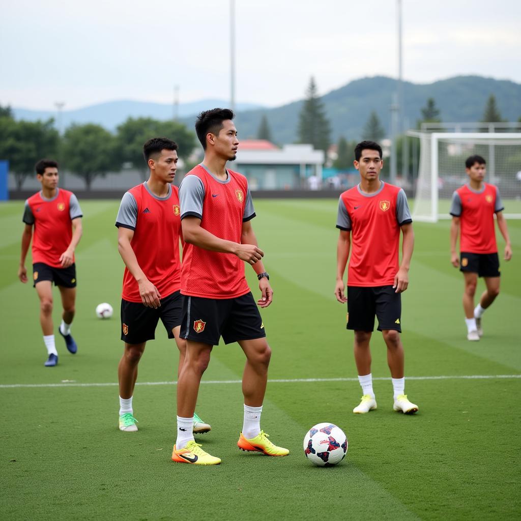 U23 Vietnam team training