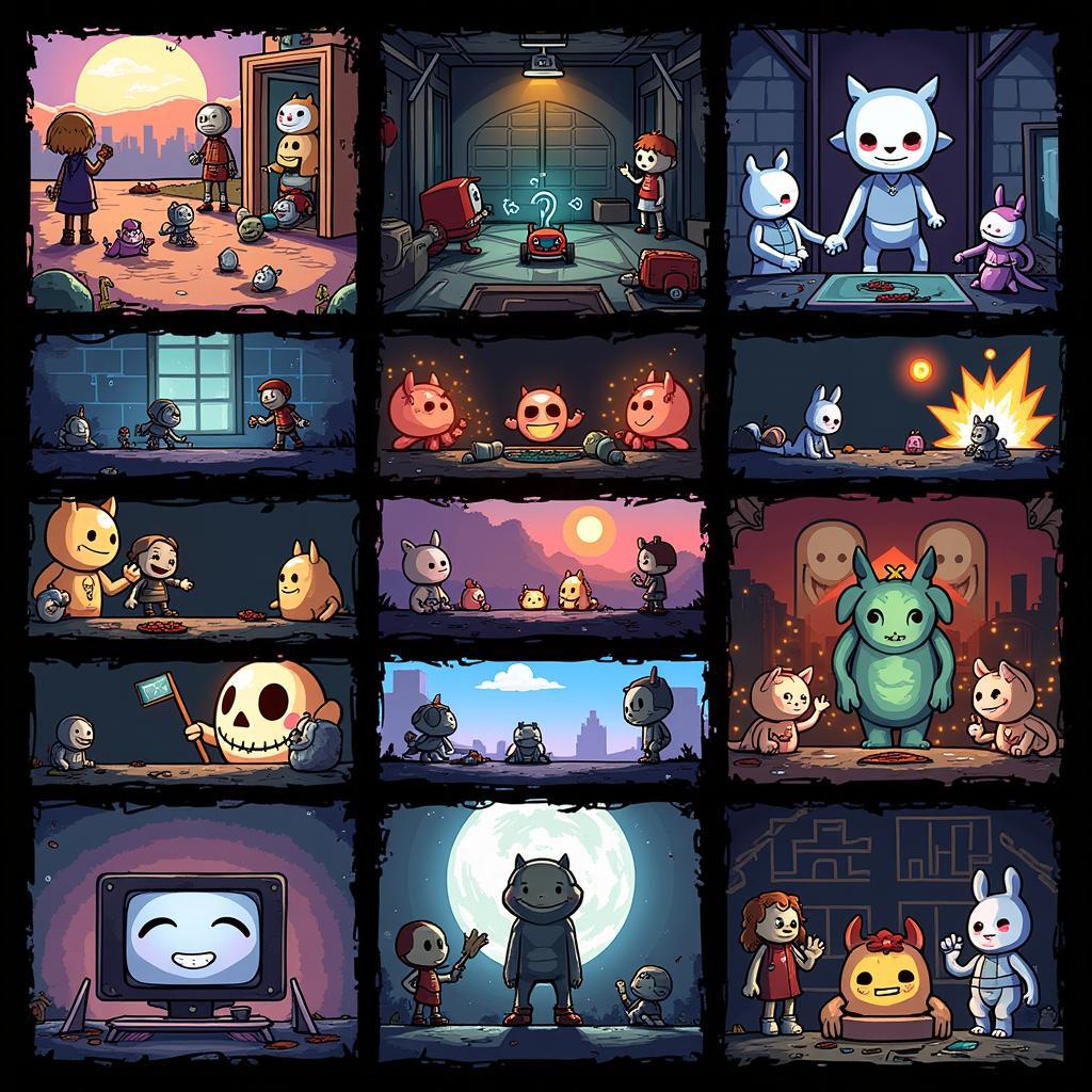 Examples of prominent Undertale fan games