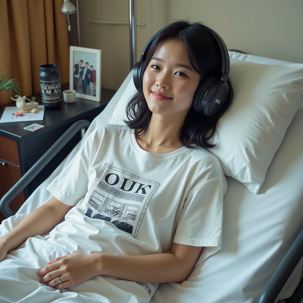 A Vietnamese BTS fan finds solace during her cancer treatment by listening to BTS music.