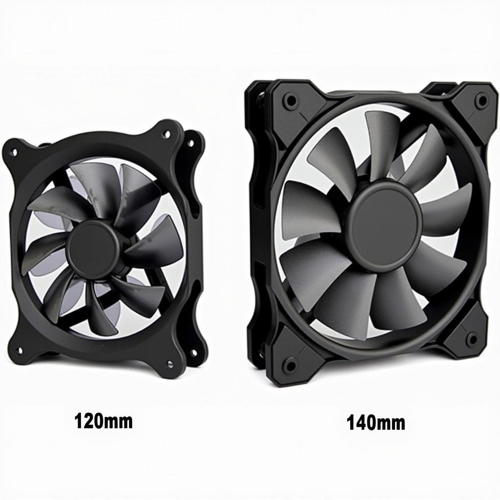 Comparing different sizes of Xigmatek Aries fans