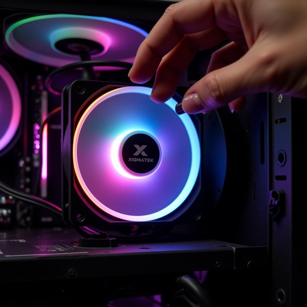 Installing Xigmatek RGB Fans